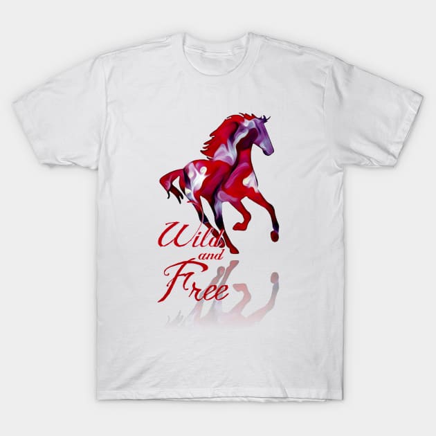 Wild and Free T-Shirt by AlondraHanley